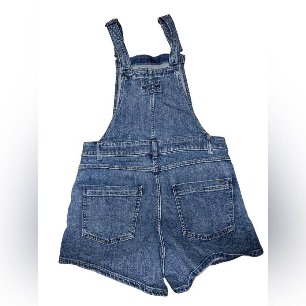 Pilcro x Anthropologie Denim Micro Overalls -Sz 10 - Picture 6 of 10